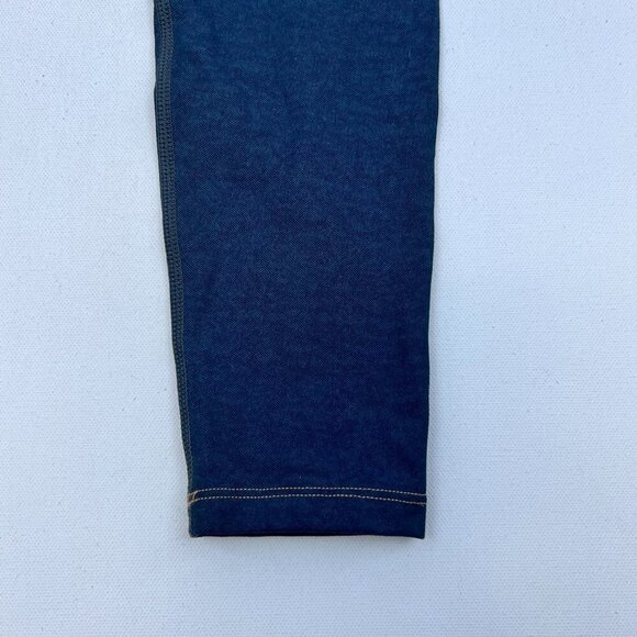 Zyia Active Womens Green Tan Elastic Waist Pull On Ankle Leggings Size 4 - Picture 7 of 8